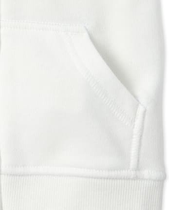 Baby And Toddler Girls Unicorn French Terry Zip Up Hoodie