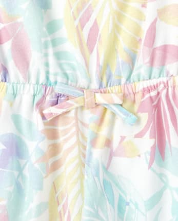 Baby And Toddler Girls Palm Romper