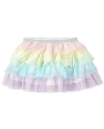 Baby And Toddler Girls Glitter Rainbow