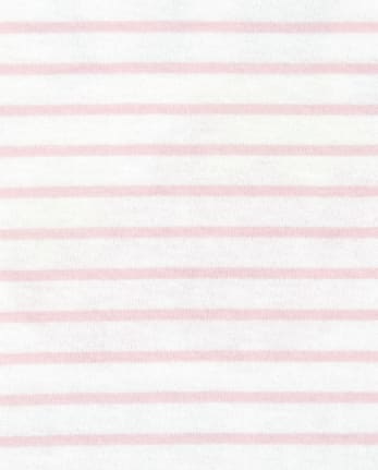 Top de rayas con frutas y purpurina para bebés y niñas pequeñas