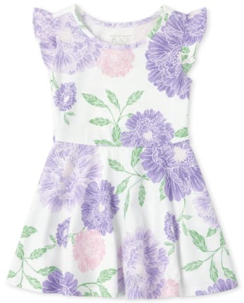 Baby And Toddler Girls Floral Dress