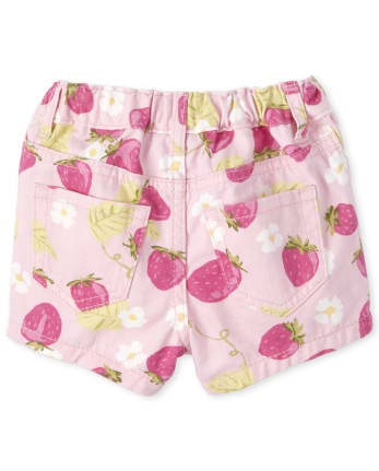 The Childrens Place Baby Girls Printed Matchable Shorts 