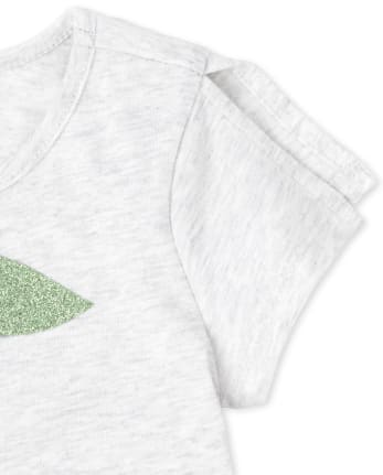 Baby And Toddler Girls Glitter Peek-A-Boo Top