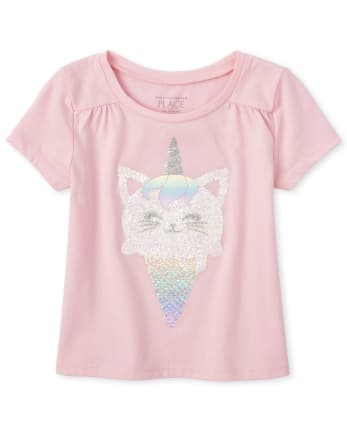 Baby And Toddler Girls Embellished Top