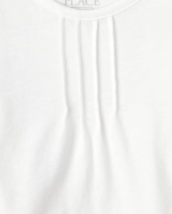 Baby And Toddler Girls Crochet Pleated Top - SIMPLYWHT