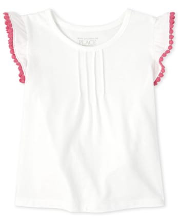 Baby And Toddler Girls Crochet Pleated Top - SIMPLYWHT