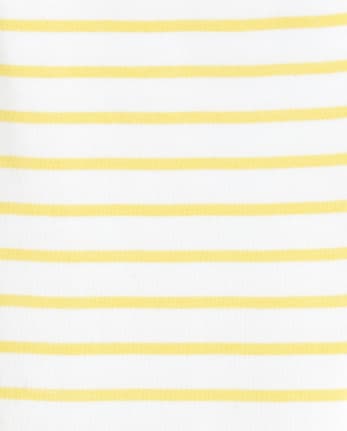 Baby And Toddler Girls Glitter Striped Lemon Leggings
