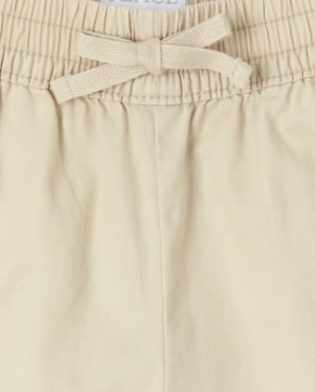 Girls Side Stripe Twill Pull On Beach Pants