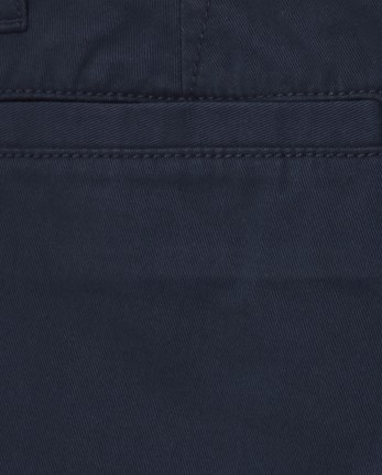 Boys Stretch Woven Chino Shorts | The Children's Place - NEW NAVY