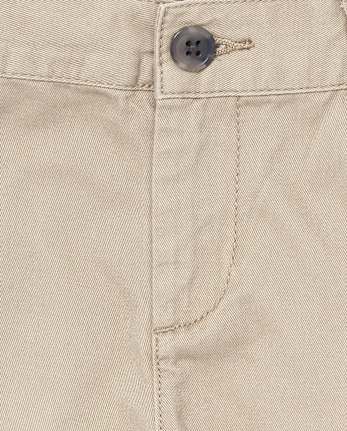Boys Uniform Stretch Chino Shorts - Slim