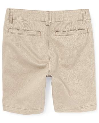 Boys Uniform Stretch Chino Shorts - Slim