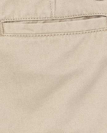Boys Uniform Stretch Chino Shorts - Slim