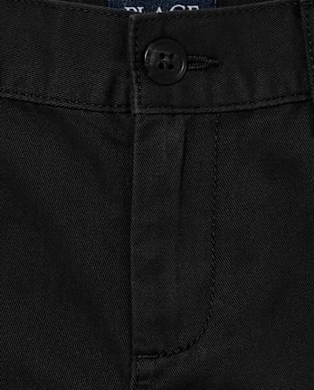 Short chino extensible d'uniforme pour garçons - Husky