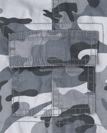 Baby And Toddler Boys Camo Pull On Cargo Shorts