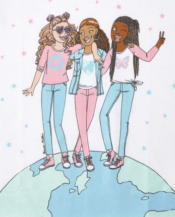 Girls Earth Squad Graphic Tee