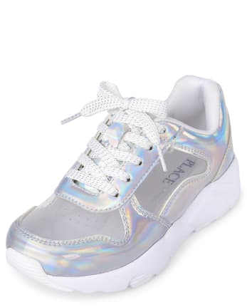 holographic tennis shoes