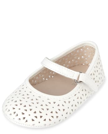 Baby Girls Laser Cut Ballet Flats