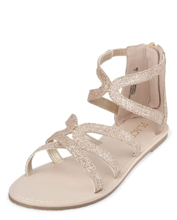 Girls Glitter Gladiator Sandals