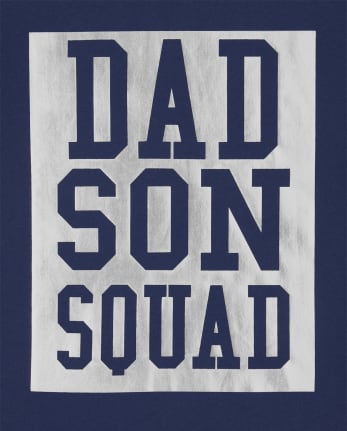 Boys Matching Family Foil Squad Graphic Tee