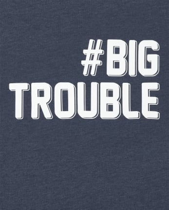 Mens Dad And Me Trouble Matching Graphic Tee