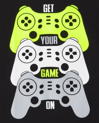 Camiseta con gráfico de videojuego para niños