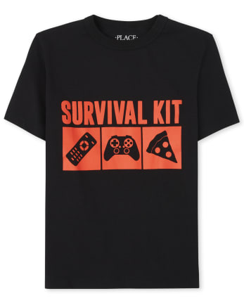 Boys Survival Kit Graphic Tee