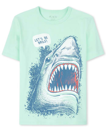 Boys Shark Graphic Tee
