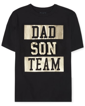 Boys Matching Family Foil Team Graphic Tee