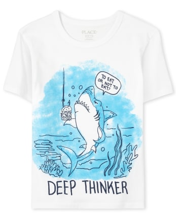 Boys Shark Graphic Tee