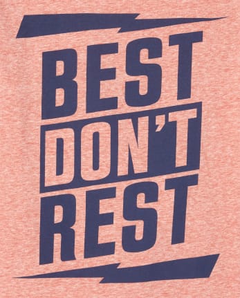 Boys Best Don't Rest Graphic Tee