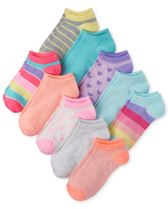 24 25 pink purple colorful striped children/'s socks socks