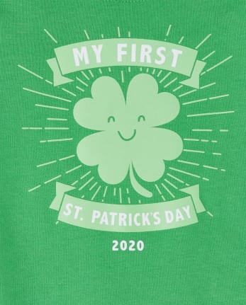 Unisex Baby My First St Patrick's Day 2020 Graphic Bodysuit