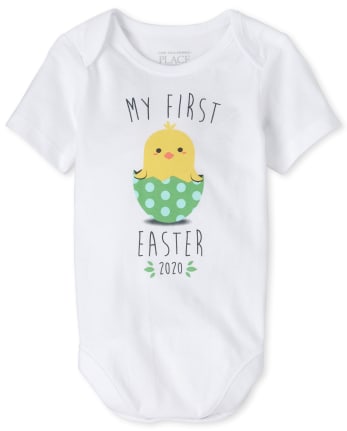 Body gráfico My First Easter para bebé unisex