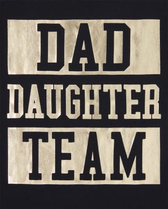 Girls Matching Family Foil Team Graphic Tee