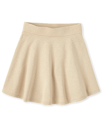 Girls French Terry Skort - SANDY