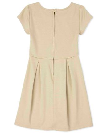 Girls Ponte Knit Everyday Dress - SANDY