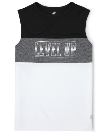 Boys PLACE Sport Sleeveless Colorblock Performance Muscle Top