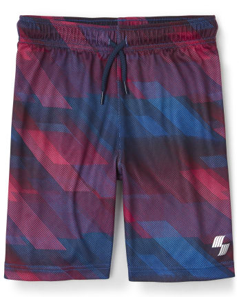 Shorts de baloncesto de alto rendimiento de malla para niño