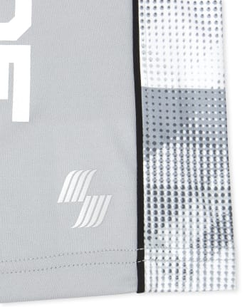 Boys Side Stripe Performance Muscle Tank Top
