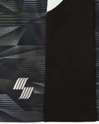 Boys Side Stripe Performance Basketball Shorts