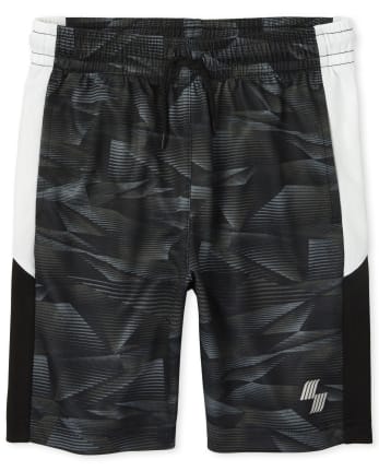 Boys Side Stripe Performance Basketball Shorts
