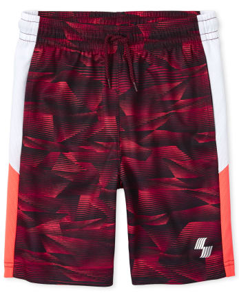 Shorts de básquetbol con rayas laterales para niños