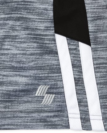 Boys Side Stripe Performance Basketball Shorts