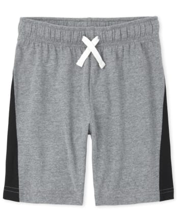 Boys Side Stripe Basketball Shorts