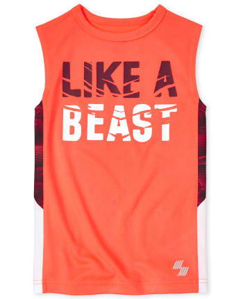 Boys Baseball Side Stripe Performance Tank Top