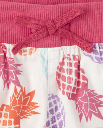 Short à enfiler imprimé pour fille
