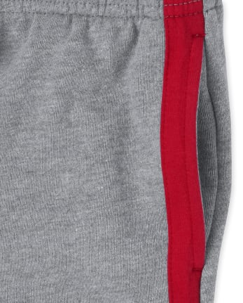 Short en French Terry pour garçons, fête du Canada, feuille d'érable