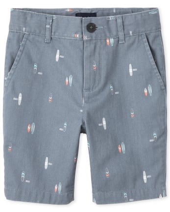 Boys Print Chino Shorts