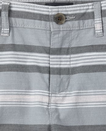 Boys Striped Chino Shorts