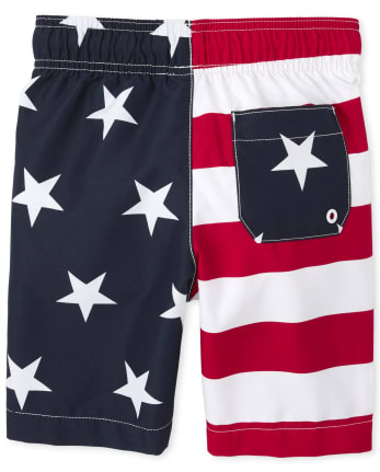 american flag swimming trunks